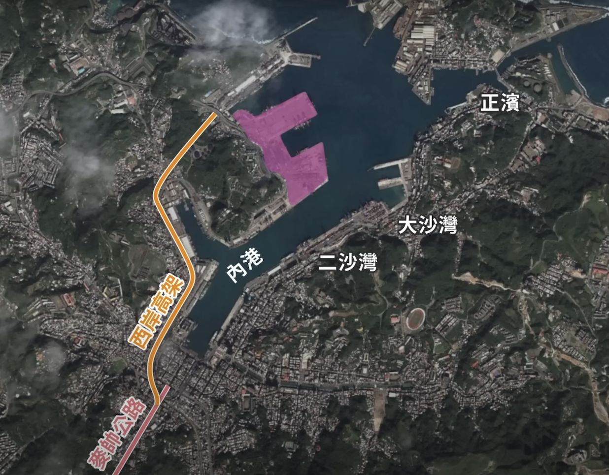 基隆港西岸高架橋
