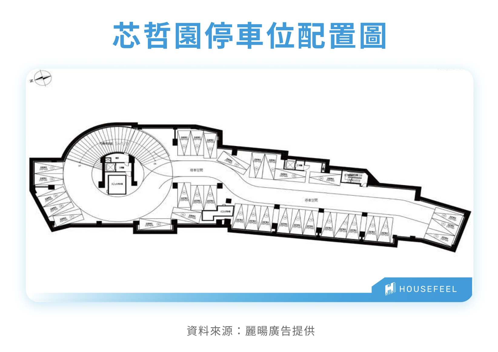 芯哲園停車位配置圖