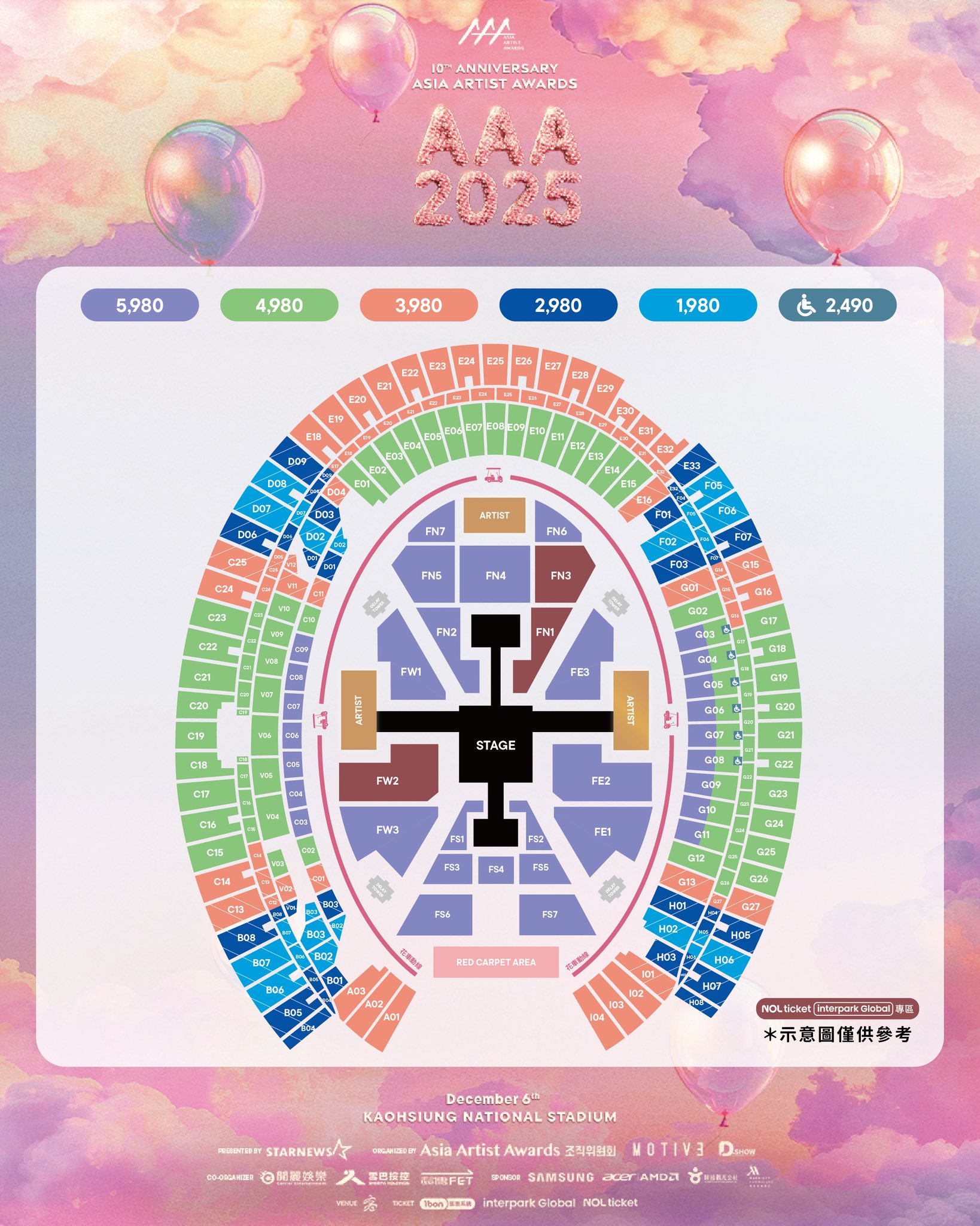 AAA2025票價